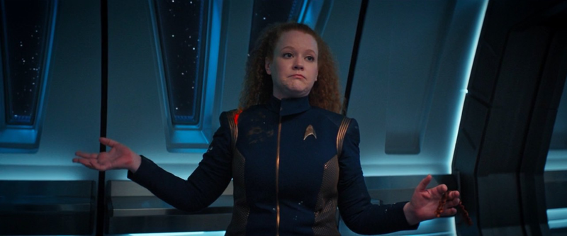 Oh, so Mary Wiseman’s just gonna start giving Anthony Rapp a run for io9's coveted “The Best Faces on Star Trek: Discovery” rankings now, apparently.